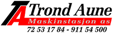 Trond Aune Maskinstasjon Logo